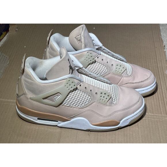 Nike Air Jordan 4 Retro Shimmer W Size 10.5 W /9M DJ0675-200 OG Tan Bred Brown - Picture 1 of 16